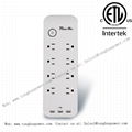 8 Outlets Power Strip with Surge Protector 3 USB Charging port 5 V 3.1 A ETL Cer