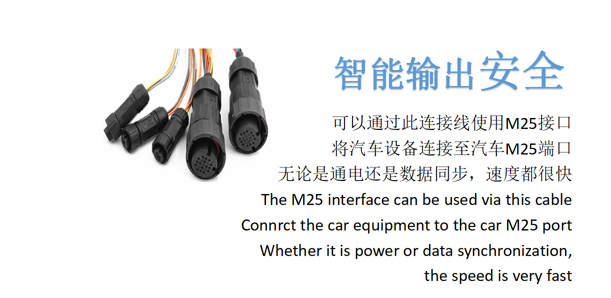  M25+M12接线端子电表线束  4