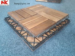 Wood Flooring Deck Tiles for Exterior Space