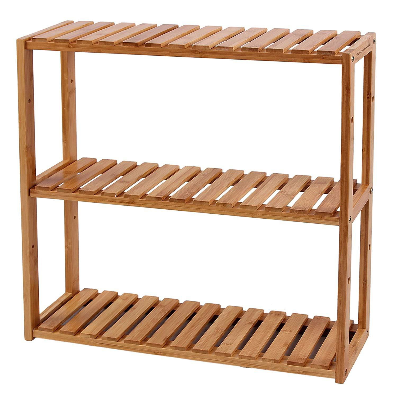 Multinational Shelf Rack Wood Adjustable Shelf  4