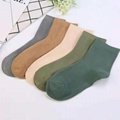 winter candy color cotton socks 1