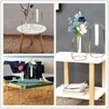 metal flower stand with glass 3