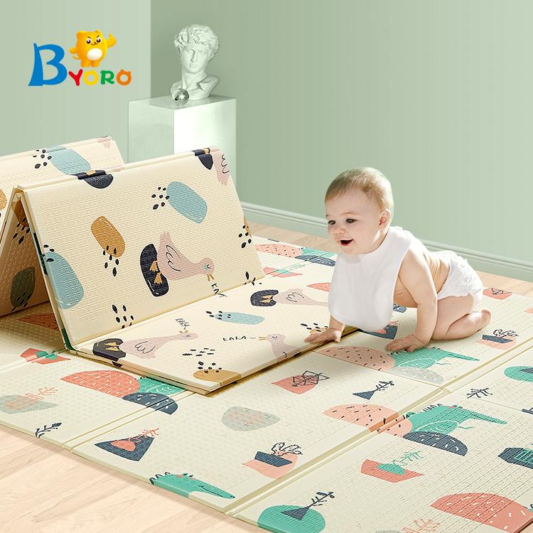 Foldable thickness 1.5cm babies play mat antislip crawling nontoxic pads XPE S2 (China