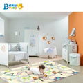 Non toxic eco-friendly PU foam play mat Soft kids crawling Floor mats 4