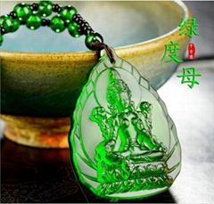 Green tara pendent 