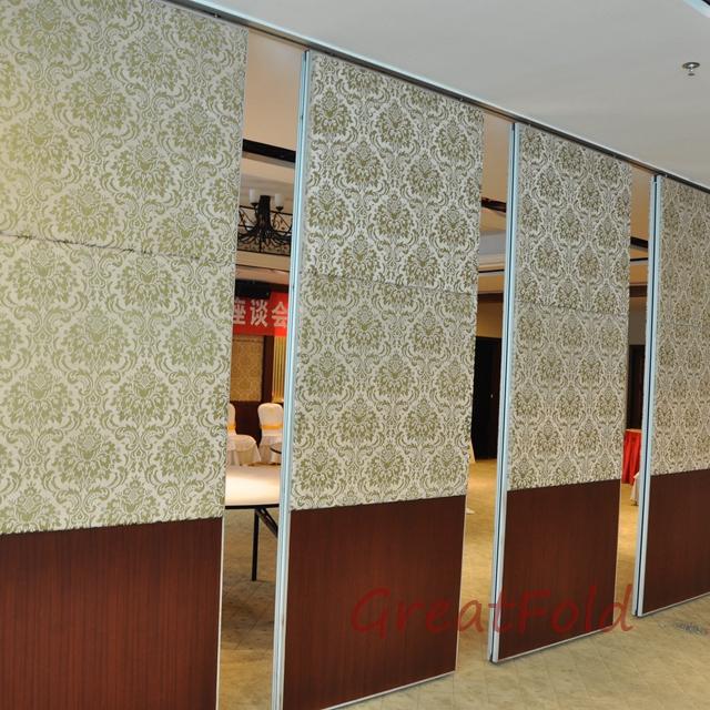 Factory Supplier acrylic partition wall panel folding door GLS651