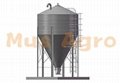   Galvanized feed bins or feed tower for pig farm project grain storage silo pri 2
