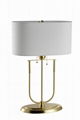 Brass metal table lamp 1