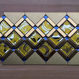 295X495 Metal Mosaic Tile Glass Mosaic Tile Mosaic Tile Manufacturer