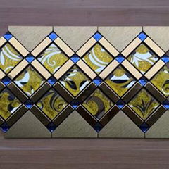 295X495 Metal Mosaic Tile Glass Mosaic Tile Mosaic Tile Manufacturer