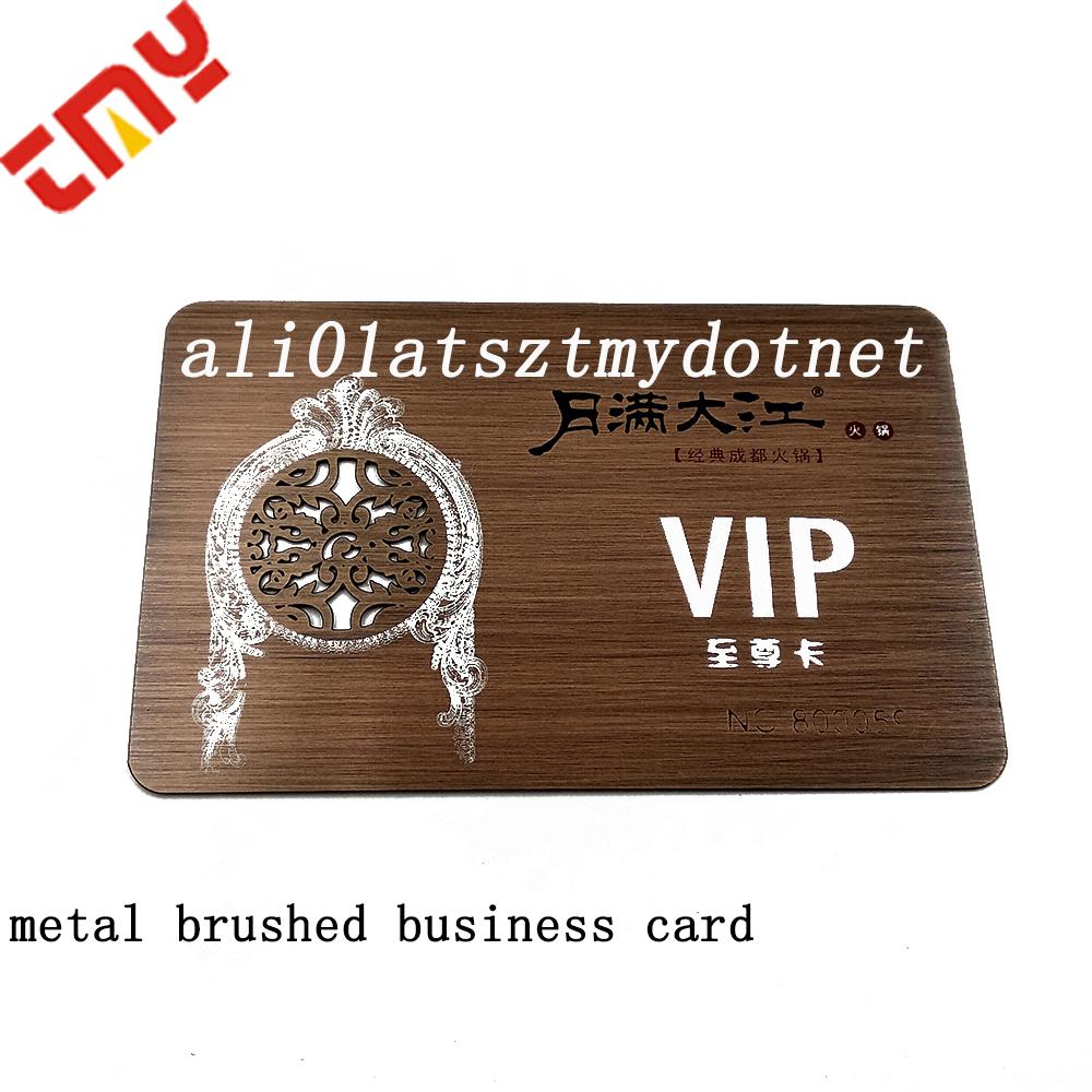 Cheap Personalized Custom Laser Cut Stainless Steel Black Metal Business Card  4