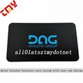 Customized Logo Business Cards Anodized Aluminium Business Card Metal Blank