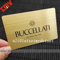 Custom Linen Copper Engraved Metal Business Cards With Your Own Design 4