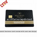 Custom Blank Metal Credit Cards,Black Metal Business Card Printing 1