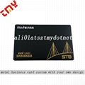 Custom Blank Metal Credit Cards,Black Metal Business Card Printing 3