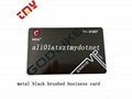 Custom Blank Metal Credit Cards,Black Metal Business Card Printing 5