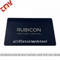 Custom Die Cut Black Metal Business Card Printing 5