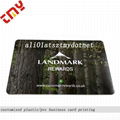 Custom 3D Embossed Plastic Hologram Business Cards Foil Stamp Printing 1