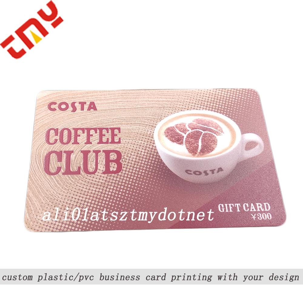Custom 3D Embossed Plastic Hologram Business Cards Foil Stamp Printing 4