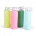 Wingenes Silicone Sleeve For Glass Water Bottle