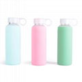 Wingenes Silicone Sleeve For Glass Water Bottle