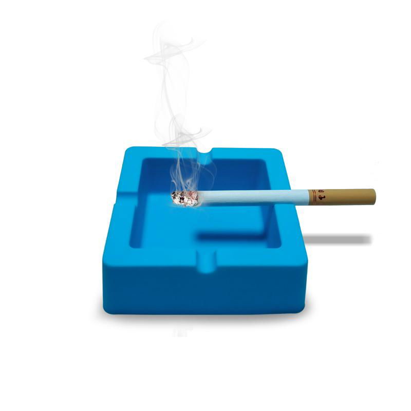 New Silicone Rubber Pocket Cigar Ashtray With Custom Logo Printed 2