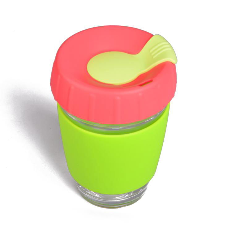 Wingenes Newest design silicone coffee cup, reusable coffee cup 2