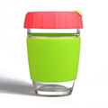 Wingenes Newest design silicone coffee cup, reusable coffee cup 5