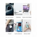 Hot Sale Sticky Universal Multifunctional Silicone Card Bag Car Phone Holder 