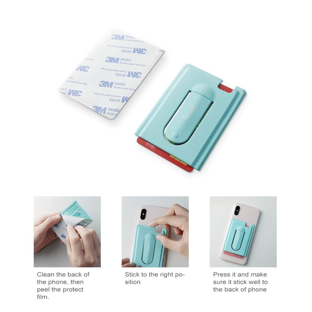 Hot Sale Sticky Universal Multifunctional Silicone Card Bag Car Phone Holder  5
