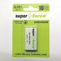 Super Alkaline Batteries 6LR61 9V 1 Pack