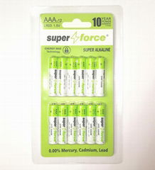 High Quality Alkaline Batteries AAA size 1.5V