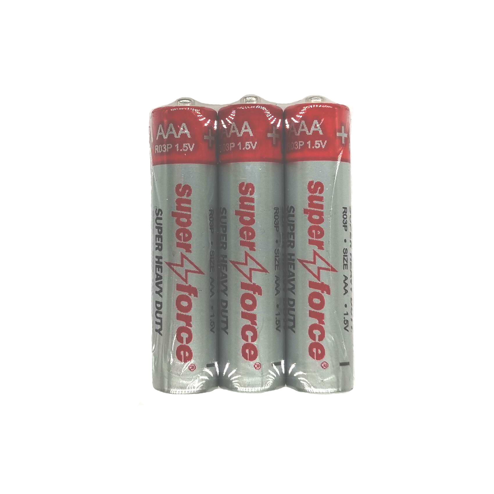 R03P AAA size Zinc Manganese Dry Battery R03P 3S SUPERFORCE (China