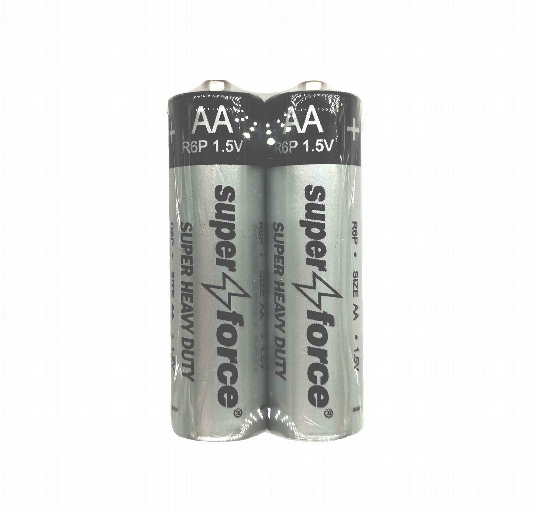 R6P AA size 1.5V Zinc Manganese Dry Batteries 1
