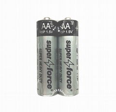 R6P AA size 1.5V Zinc Manganese Dry Batteries