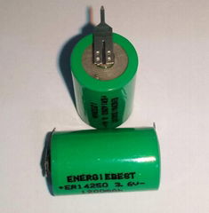  Li-SOCl2 3.6V Batteries ER14250 1/2AA 3.6V 1200mAh