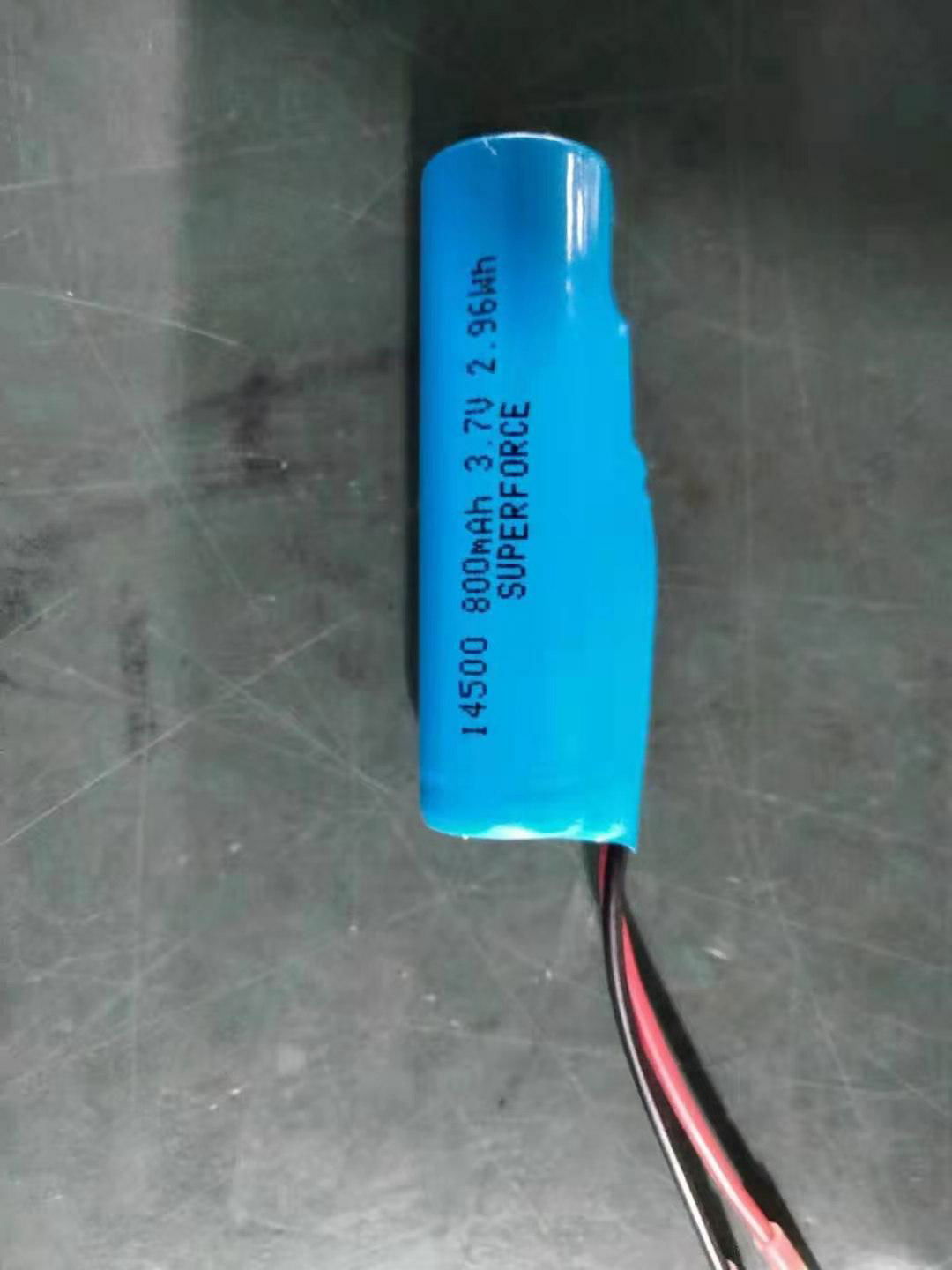 Li-Ion ICR14500 AA size 3.7V Rechargeable Battery 2