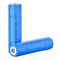 Li-Ion ICR18650 3.7V 2200mAh Rechargeable Battery