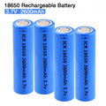 Li-Ion ICR18650 3.7V 2600mAh Rechargeable Battery 1