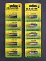 Alkaline 12V Battery A23 / 23AE / LR23 / MV21 / L1028  1