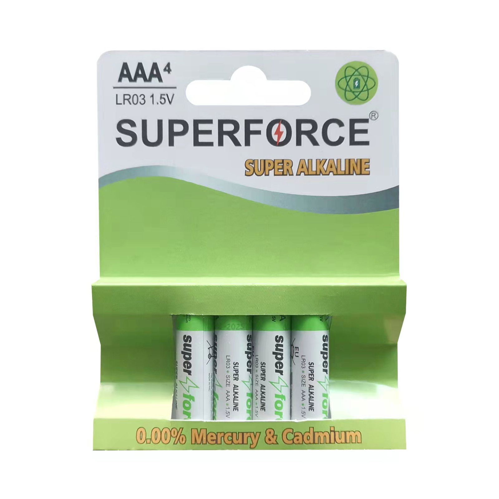 Paper Blister Alkaline Batteries LR03 AAA 4pcs