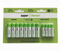 Super Alkaline AA & AAA size (8AA+4AAA