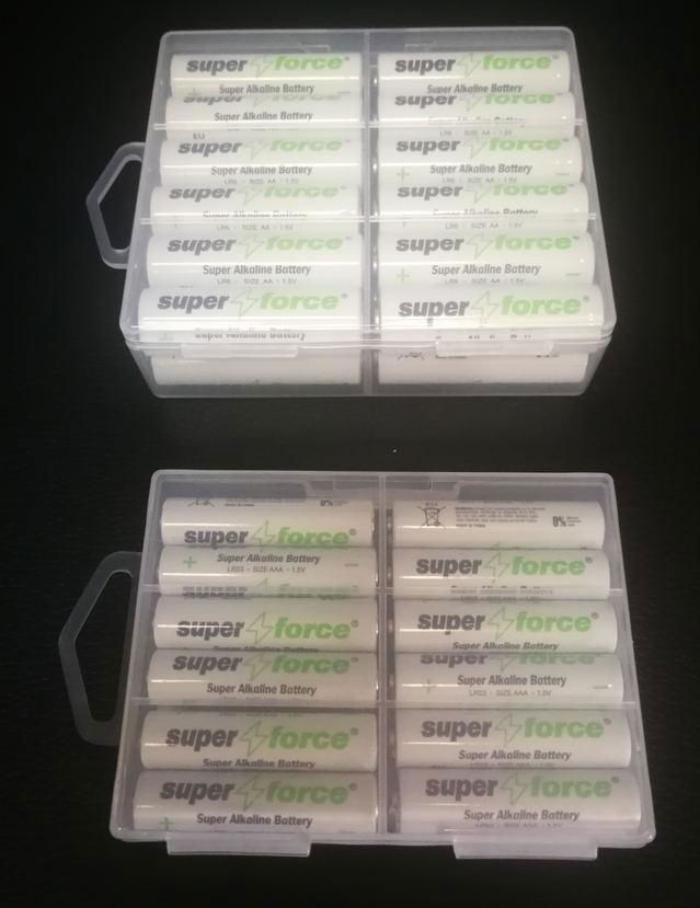 Storage Box Packaging Super Alkaline Batteries AA & AAA size 