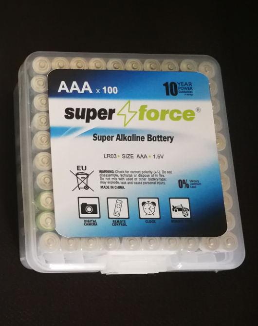 Super Alkaline Batteries AA & AAA size 100pcs Storage Box 2