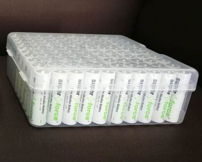 Ultra Alkaline Batteries LR6 AA 100pcs Storage Box