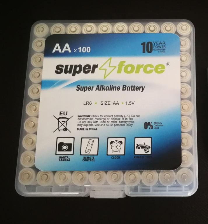 Ultra Alkaline Batteries LR6 AA 100pcs Storage Box 2