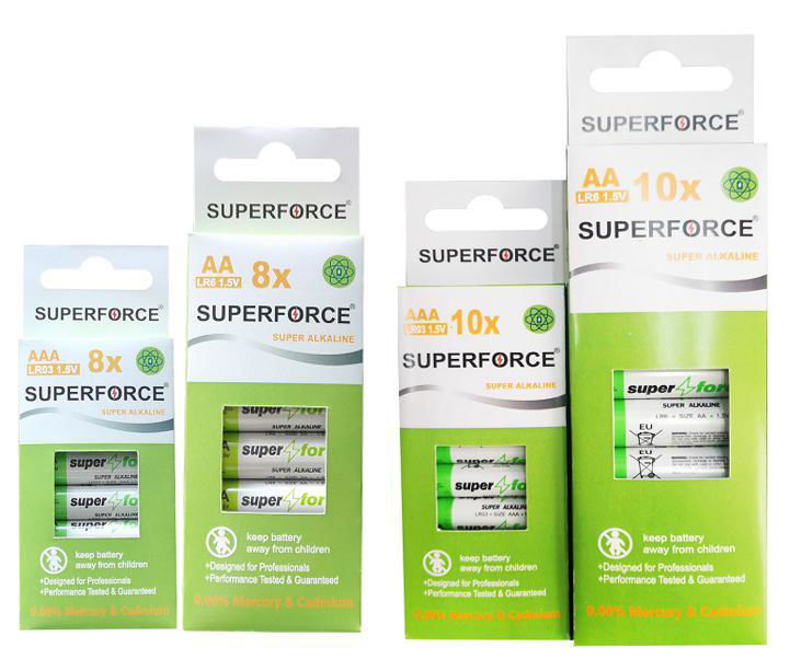 Super Alkaline Batteries AA,AAA,D,C,9V,4.5V,AAAA,4LR44,3R8,LR50,LR9,A625,A27,A23 2