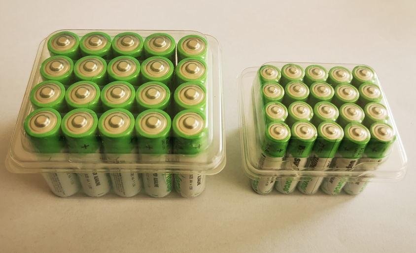 Alkaline Battery AA & AAA size 20pcs PVC Box  1