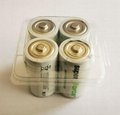 LR20 D size Alkaline Batteries 4pcs Pvc Box 2