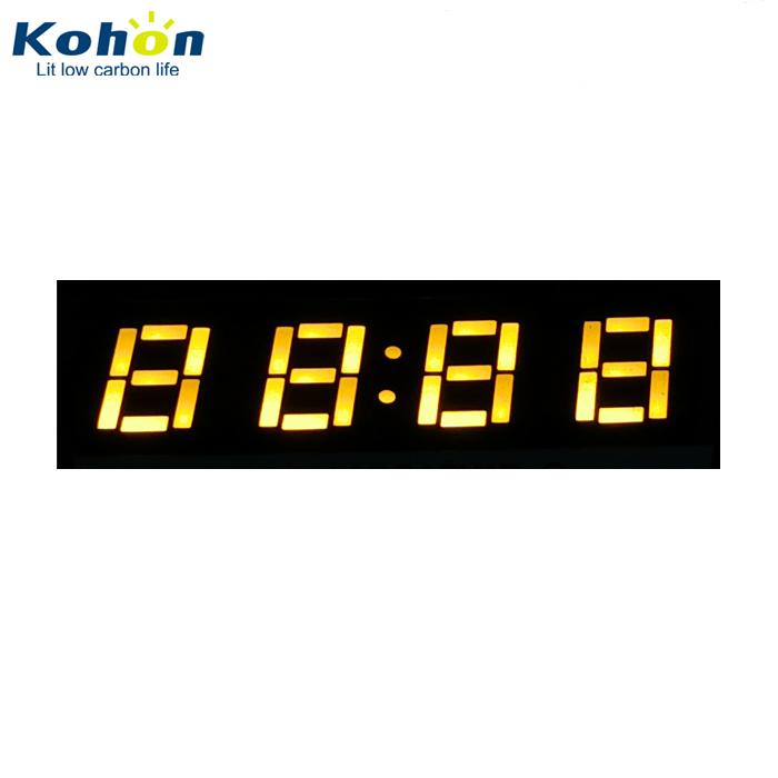 4-digit red yellow blue green white small 7 segment led display for timers  5